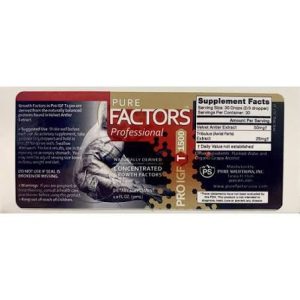 Pure Factors Professional Pro IGF T1500