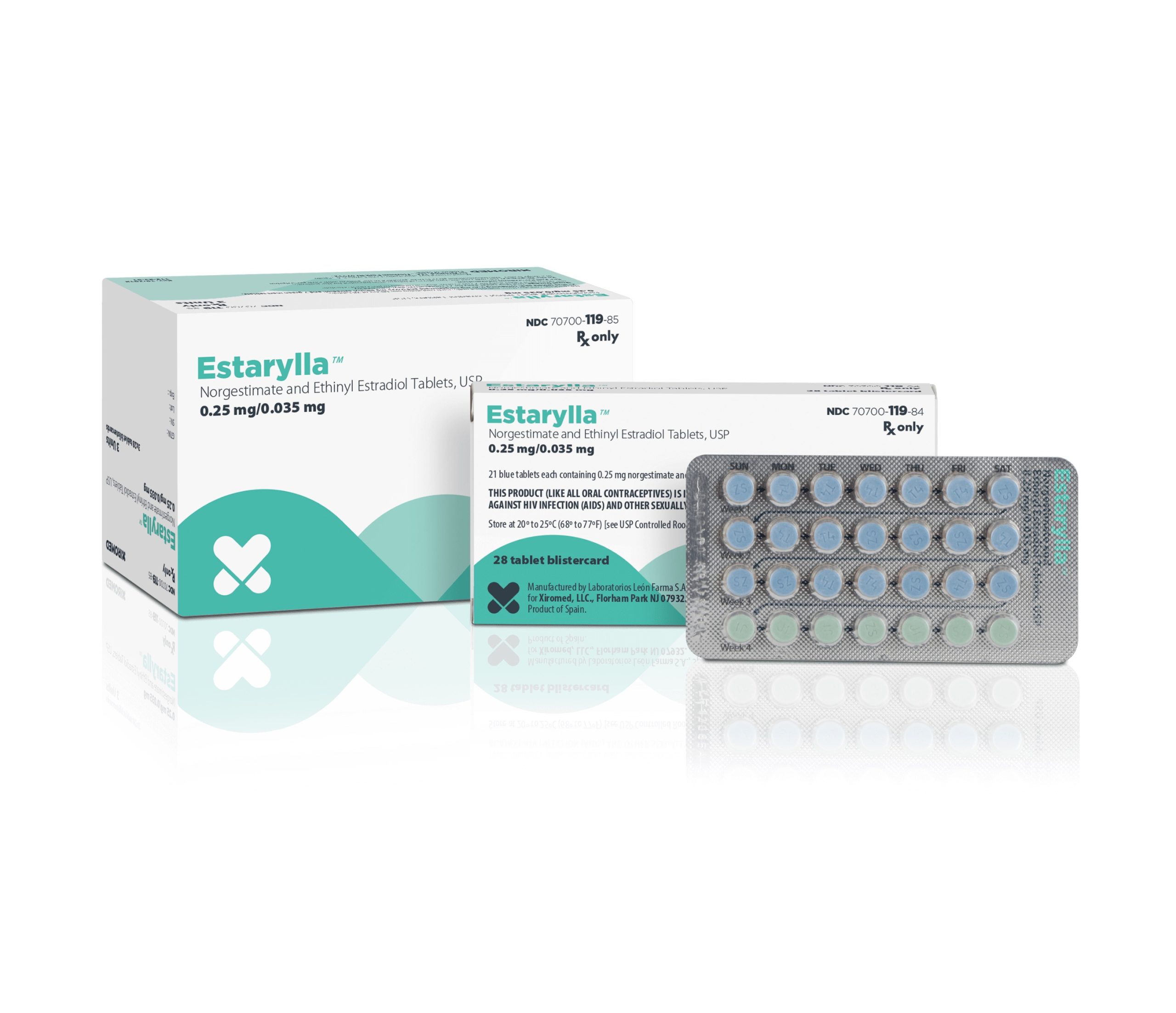 Estarylla birth control pills 