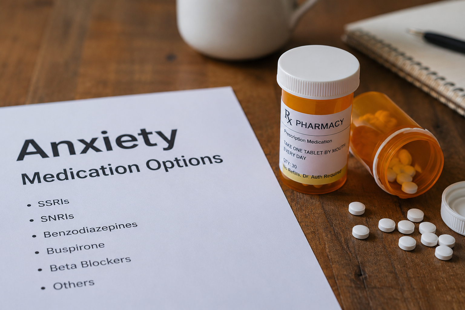 anxiety medication options Anxiety medication safety consultation at Maryan Pharmacy
